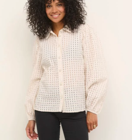 Kaffe Sissel Shirt with Pearl Buttons