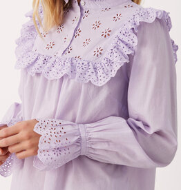 Part Two Nilea Eyelet Ruffle Blouse