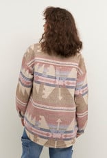 Cream Alexis Desert Print Shacket (FINAL SALE)