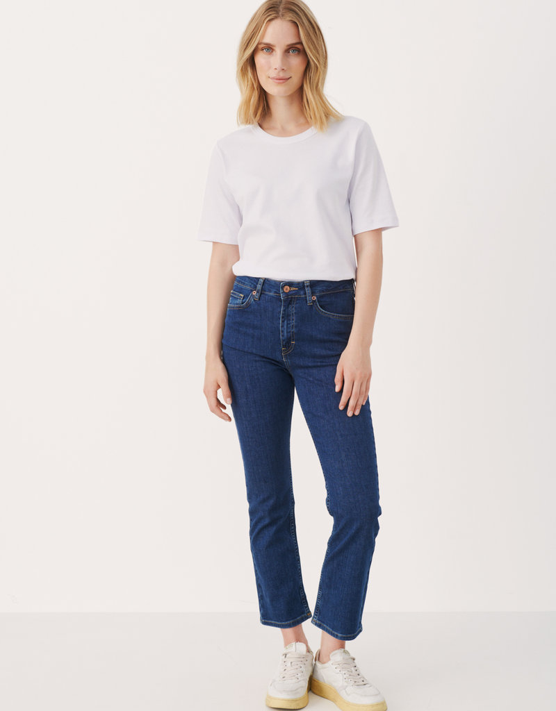 Part Two Ryan High-Rise Crop Jean in Dark Wash (FINAL SALE)