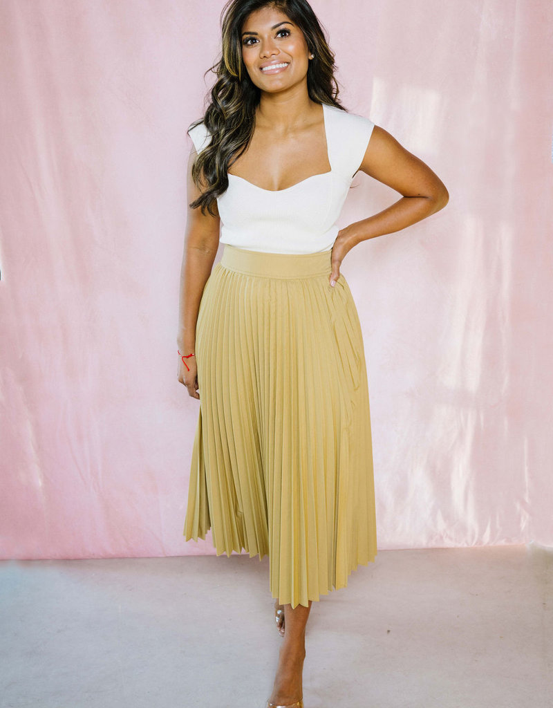 Greylin Glacie Sweetheart Rib Knit Top (FINAL SALE)