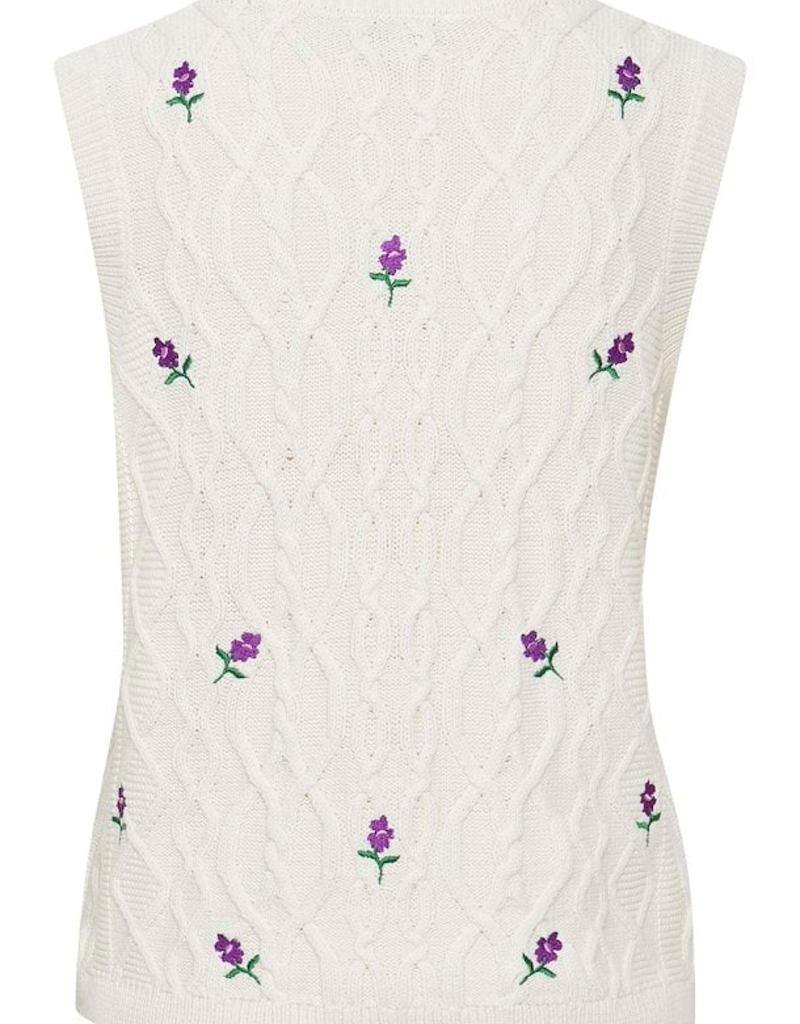 B.Young Milja Embroidered Sweater Vest