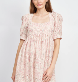 En Saison Ulima Emroidered Floral Mini Dress *Only One Left - Medium*