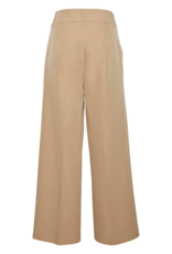 ICHI Lexi Wide Leg Trouser in Tan (FINAL SALE)