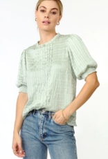 Greylin Colleen Textured Chiffon Blouse