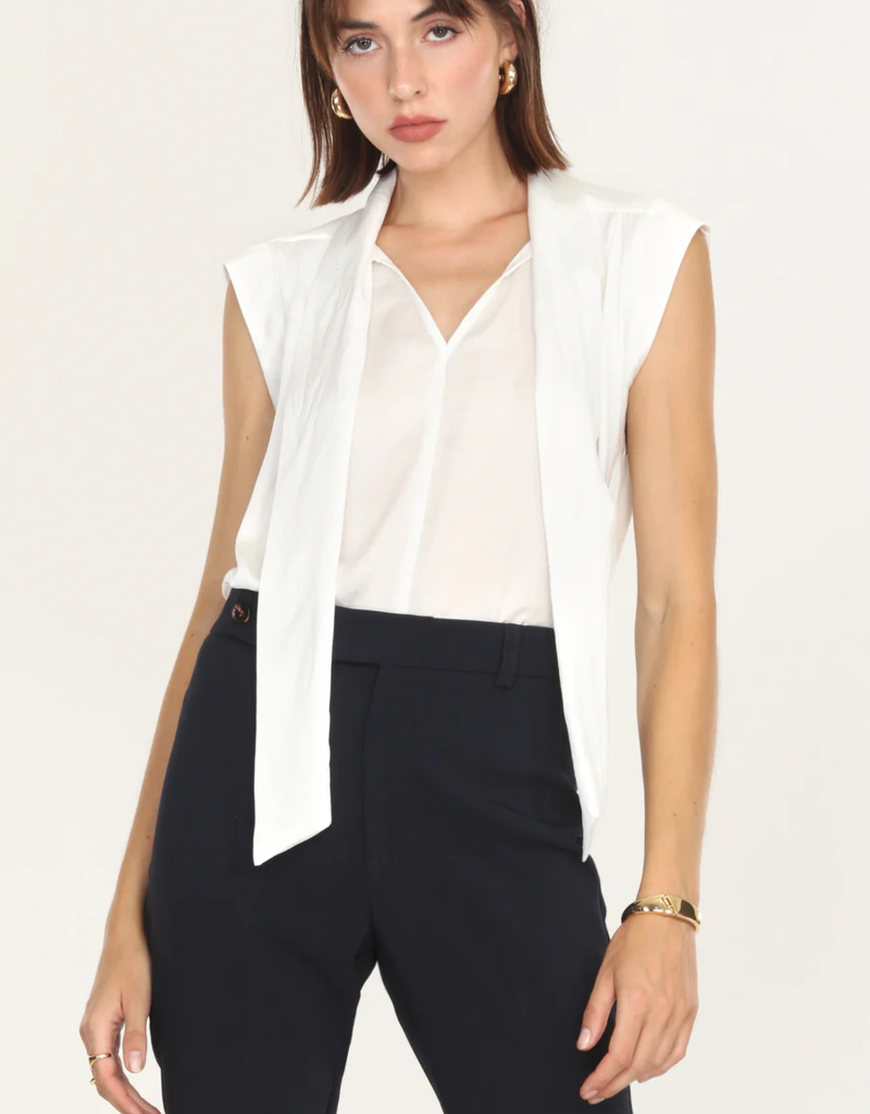 Greylin Annette Bow Tie Sleeveless Blouse (FINAL SALE)