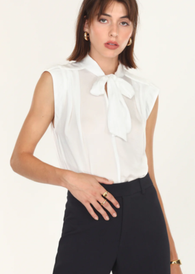 Greylin Annette Bow Tie Sleeveless Blouse *XS & Large Left*