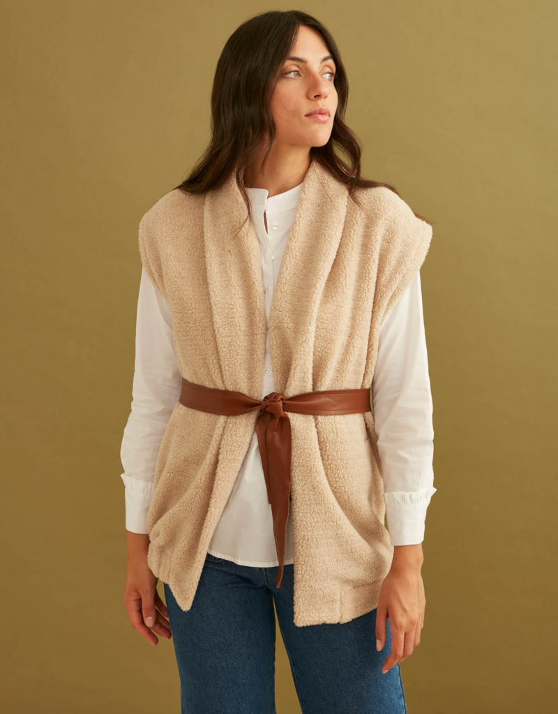LAB Aimee Faux Shearling Gilet