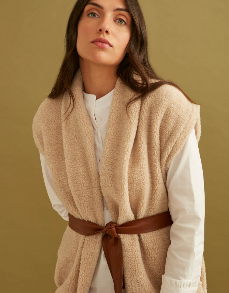 LAB Aimee Faux Shearling Gilet
