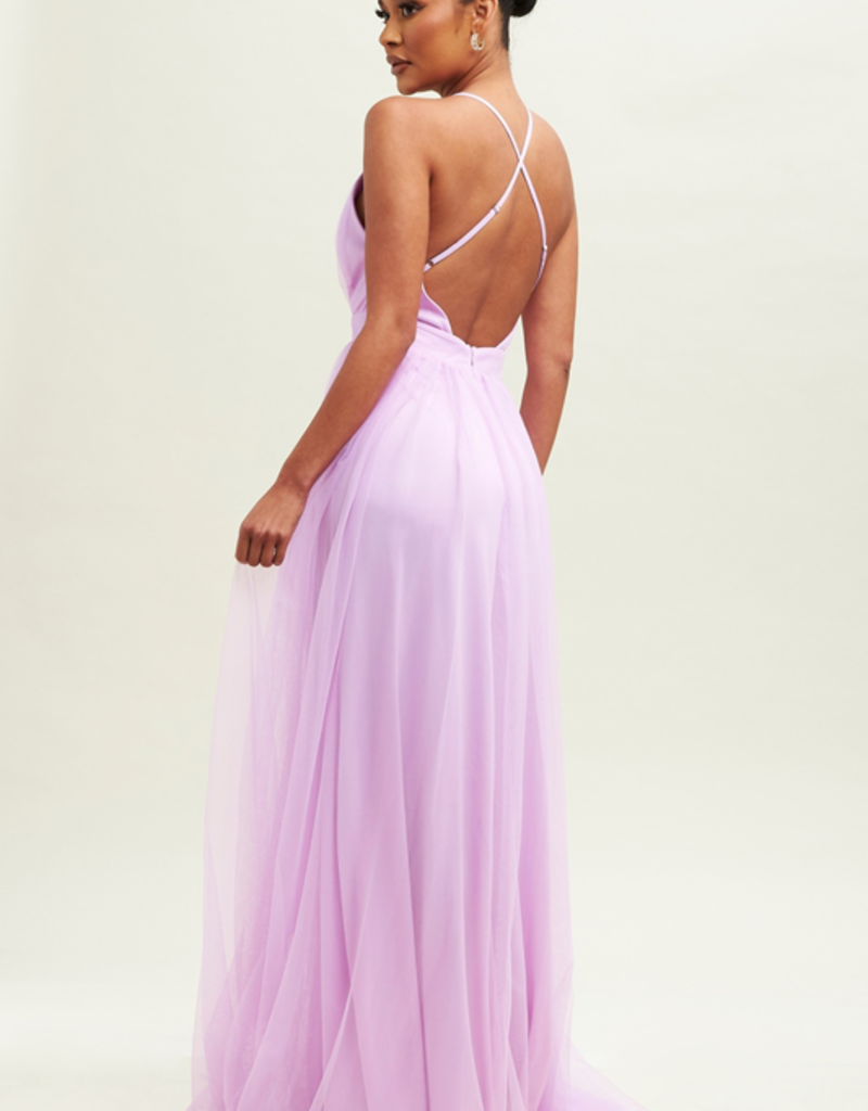 Luxxel Selena Tulle Maxi Dress