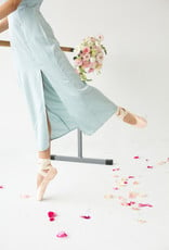 Greylin Rose Satin Puff Sleeve Midi Dress (FINAL SALE)