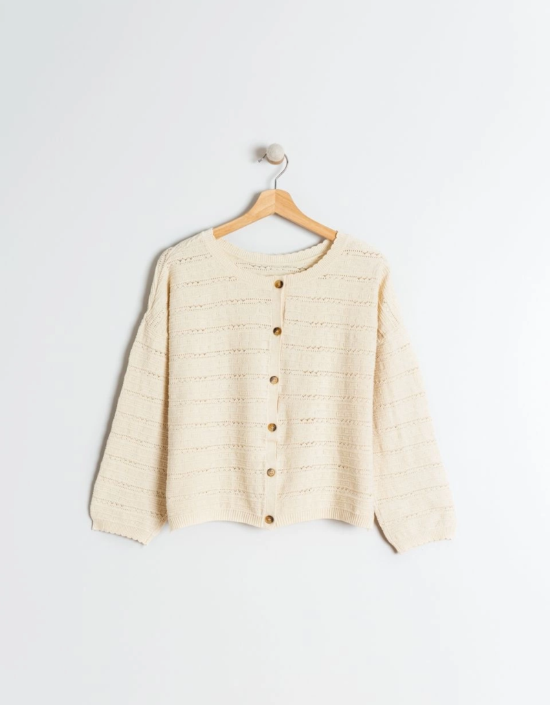 Indi and Cold Tricia Drop Sleeve Cardigan