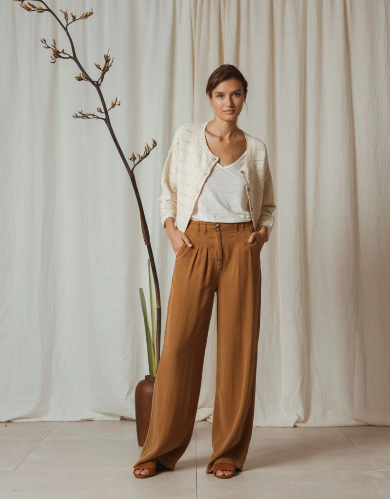 Indi and Cold Tricia Drop Sleeve Cardigan