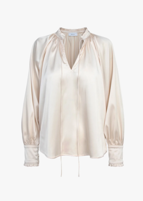 Greylin Larissa Wide Cuff Sateen Blouse *Two Colours*
