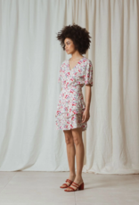 Indi and Cold Raquel Short Sleeve V-Neck Dress (FINAL SALE)