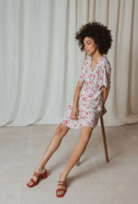Indi and Cold Raquel Short Sleeve V-Neck Dress (FINAL SALE)