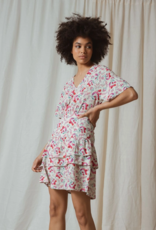 Indi and Cold Raquel Short Sleeve V-Neck Dress (FINAL SALE)