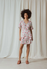 Indi and Cold Raquel Short Sleeve V-Neck Dress (FINAL SALE)
