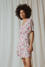 Indi and Cold Raquel Short Sleeve V-Neck Dress (FINAL SALE)