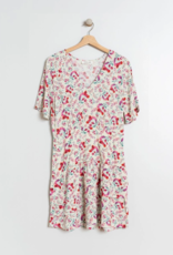 Indi and Cold Raquel Short Sleeve V-Neck Dress (FINAL SALE)