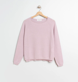 Indi and Cold Lila Cotton Knit Pullover