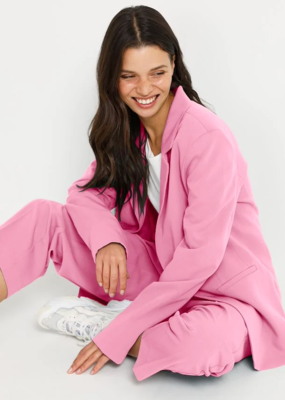 Kaffe Sakura High Waist Full Length Pant in Pink *Size 4 & 6*