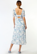 Adelyn Rae Madelin Faux Wrap Embroidered Midi (FINAL SALE)