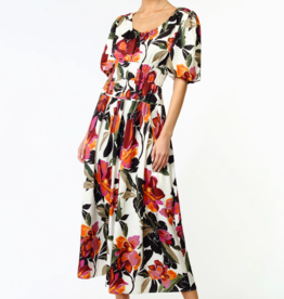 Adelyn Rae Lucia Smocked Midi Dress (XS & XL)