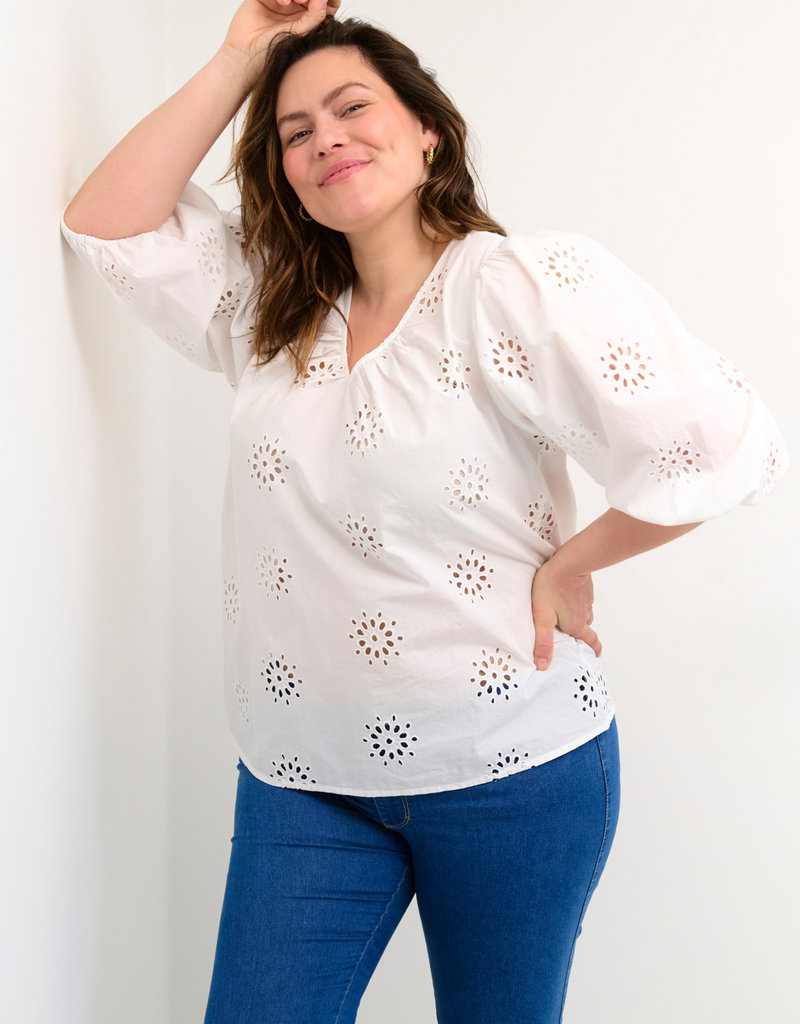 Kaffe Curve Belle Eyelet Blouse