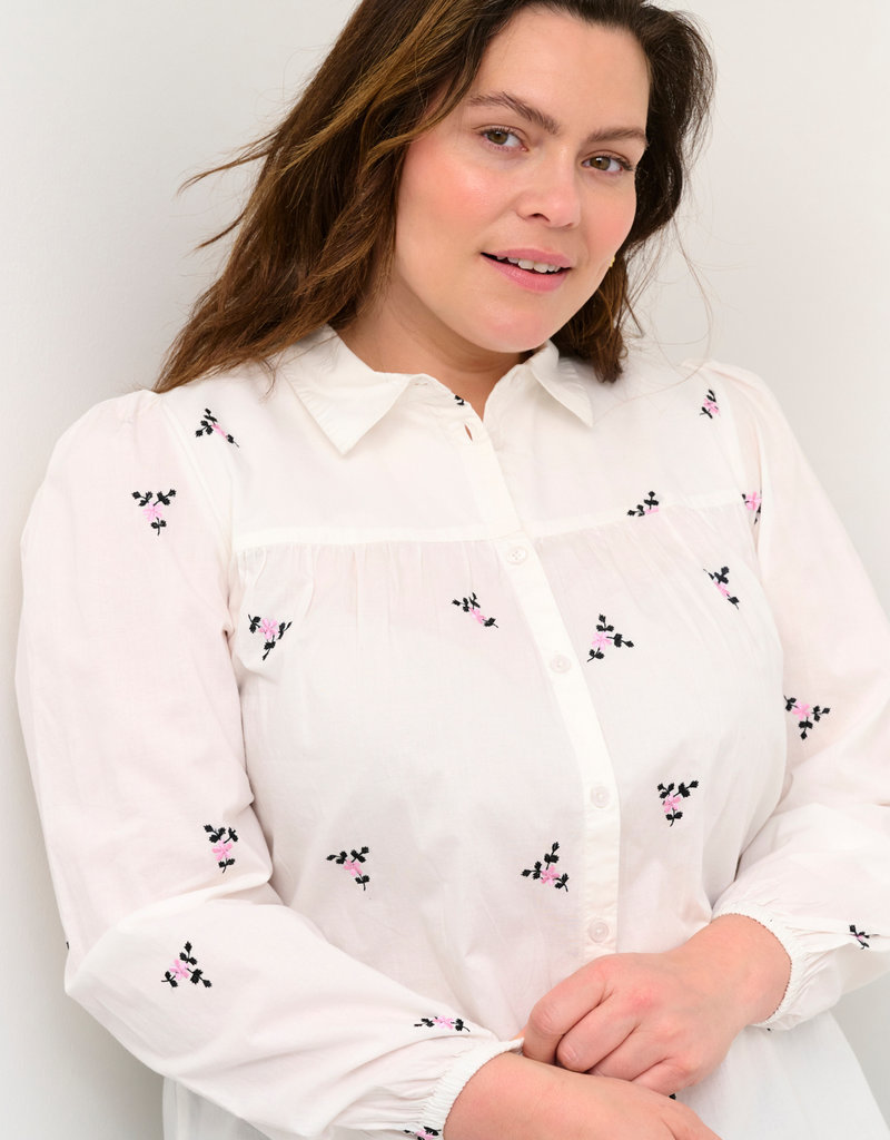 Kaffe Curve Tora Embroidered Shirt