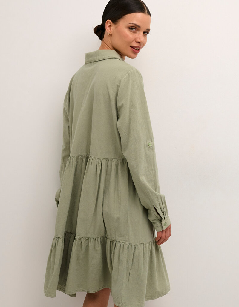 Kaffe Anya Tiered Shirt Dress