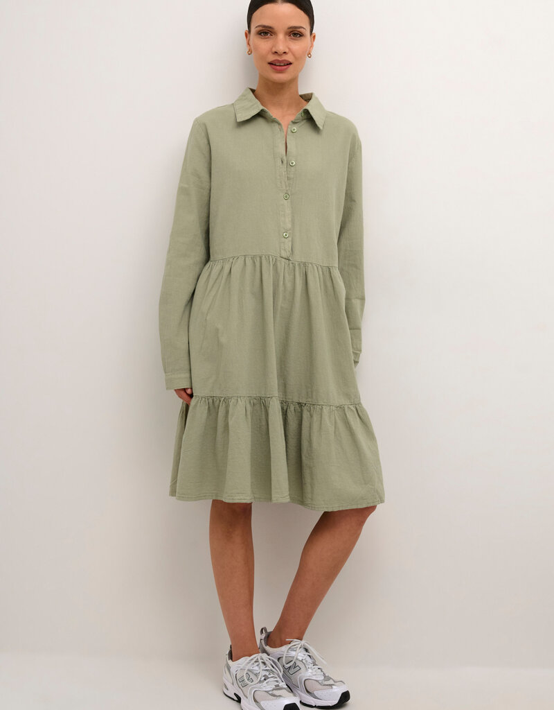 Kaffe Anya Tiered Shirt Dress