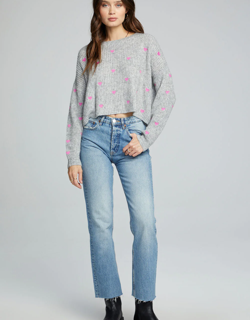 Saltwater Luxe Charmed Cropped Knit Sweater