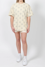 Brunette the Label Peace Sign Boxy Tee (FINAL SALE)