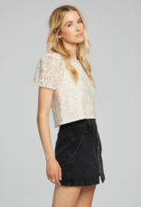 Saltwater Luxe Rich Cropped Lace Top (FINAL SALE)