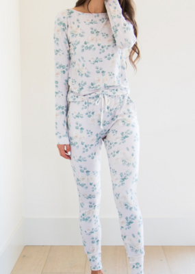 Privilege Wildest Dreams Sleep Set - White Rose Print