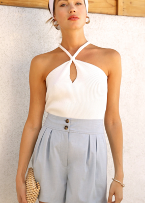 Greylin Rina Knit Halter Top