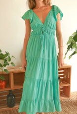 Greylin Riley Textured Cotton Maxi Dress (FINAL SALE)
