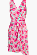 Adelyn Rae Alma Drape Front Mini Dress Final Sale