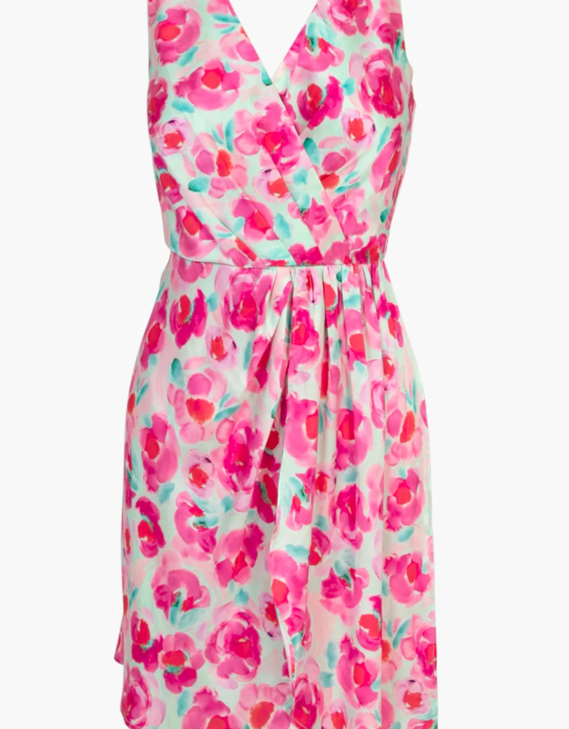 Adelyn Rae Alma Drape Front Mini Dress Final Sale