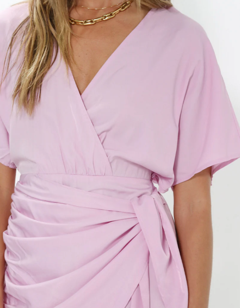 Madison the Label Elanor Draped Mini - Pink