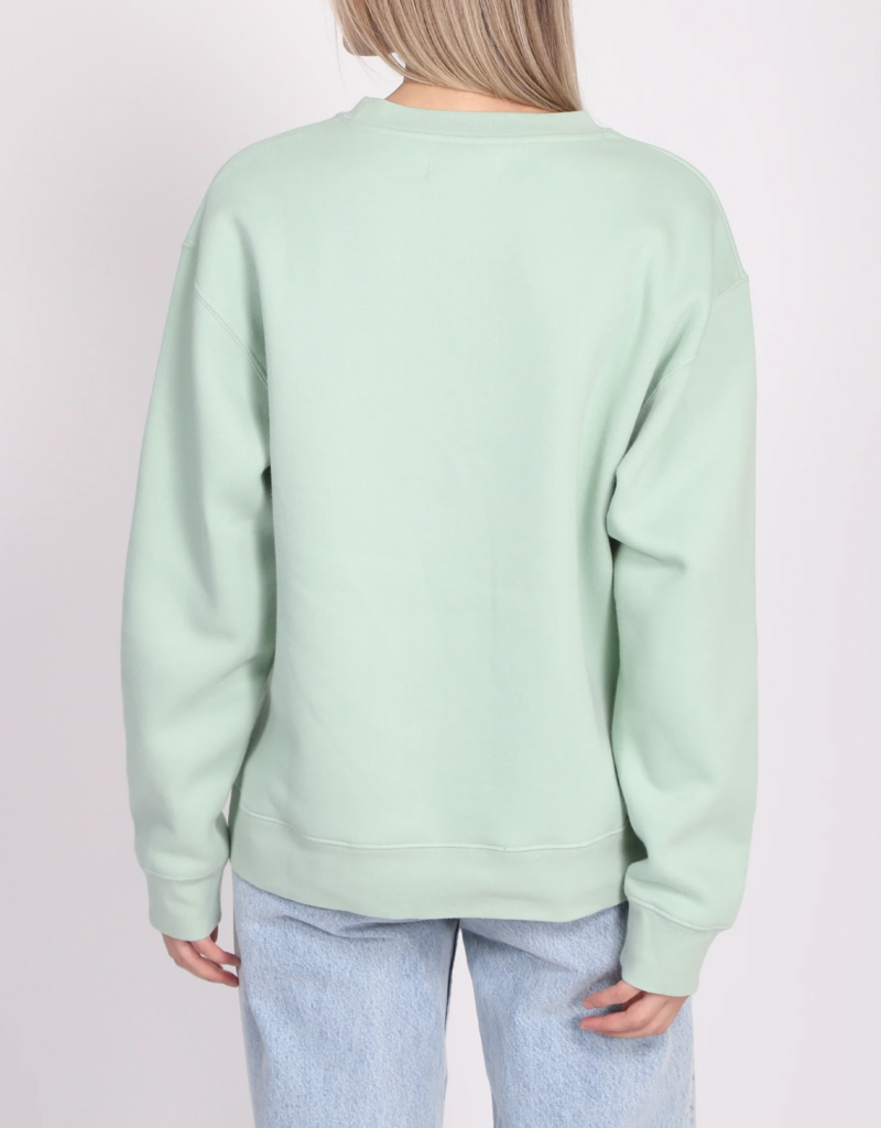 Brunette the Label Mom Classic Crewneck Sweatshirt in Sage