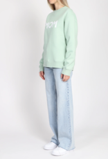 Brunette the Label Mom Classic Crewneck Sweatshirt in Sage