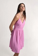 Molly Bracken Rizzo Button Front V-Neck Dress (FINAL SALE)