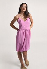 Molly Bracken Rizzo Button Front V-Neck Dress (FINAL SALE)