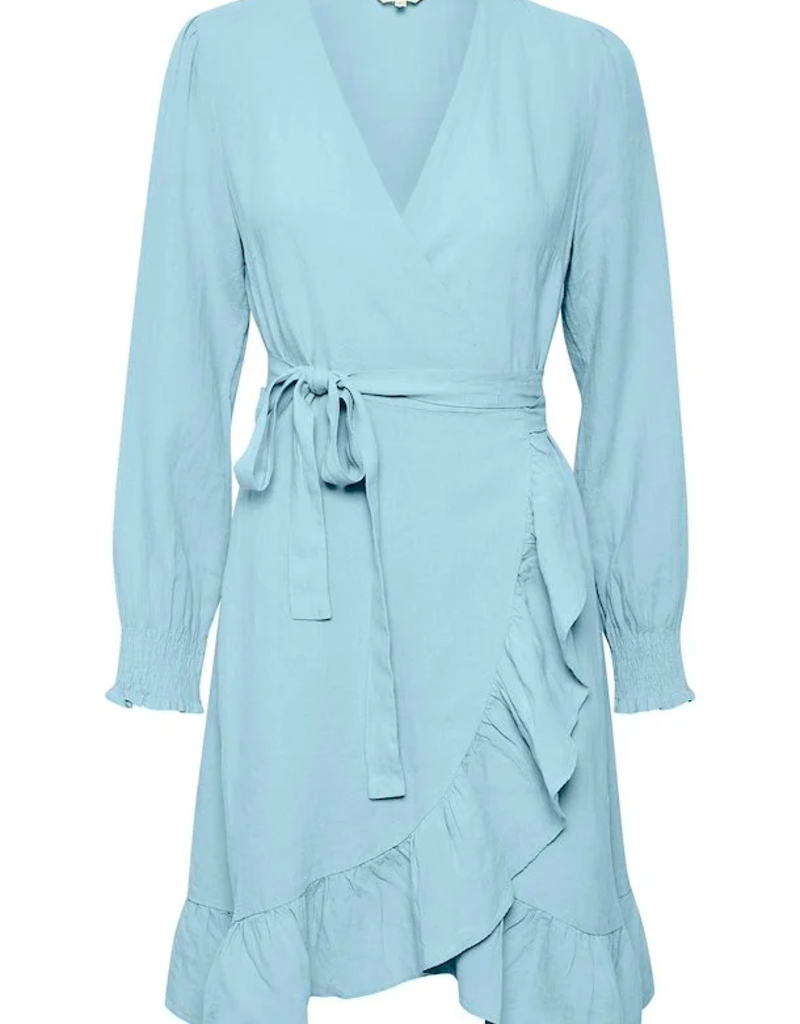 Part Two Sol Linen Mini Wrap Dress (FINAL SALE)