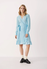 Part Two Sol Linen Mini Wrap Dress (FINAL SALE)