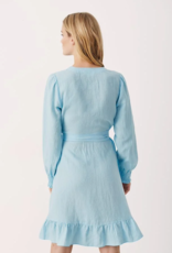 Part Two Sol Linen Mini Wrap Dress (FINAL SALE)