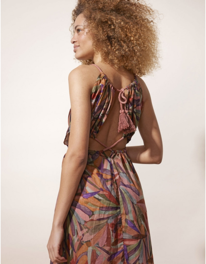 Louizon Afandi Printed Maxi Dress