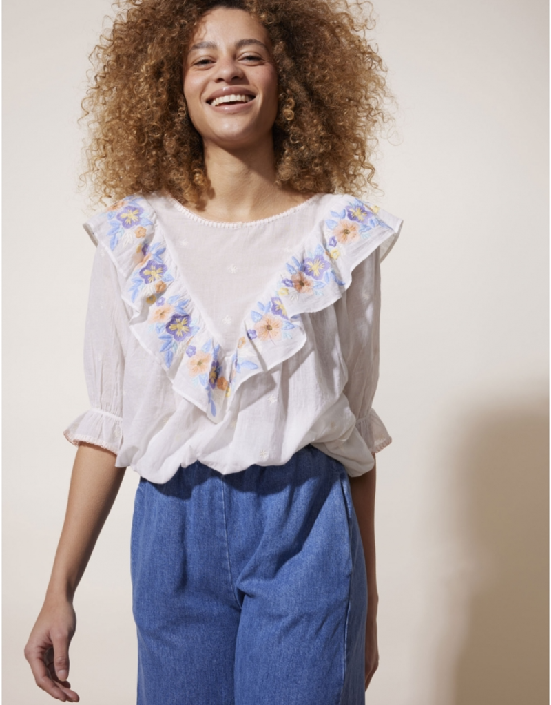 Louizon Biba Embroidered Blouse